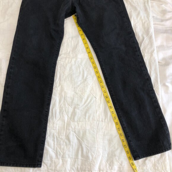 Duchamp London Black Cotton Jeans Straight Leg Size 29x30 - Picture 12 of 12